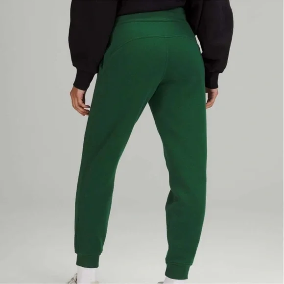 Lulu🍋 Everglade Green Scuba High-Rise Jogger size 4 - Picture 1 of 7